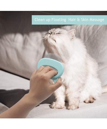 Cat and Dog Massage Grooming Comb Set | Pet Hair Remover for Matted Fur | Deshedding Tool for Cats and Dogs | Shell Comb Design | 3+1pcs - 3 Colors - Buy Online on GoSupps.com