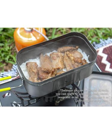 Boundless Voyage Titanium Mess Tin with Lid and Anti-scalding Handle - 1000ml - Buy Online on GoSupps.com