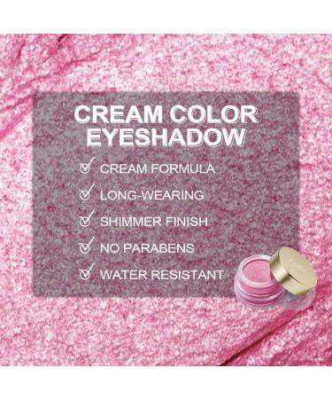 Oulac Pink Cream Eyeshadow - Waterproof, Long Lasting, and Highly Pigmented Shadow for Women - Multi-use Highlighter, Shimmer, Glitter Eye Makeup with Moisturizing Formula - 0.42 oz (11) Sweat Pea - Buy Online on GoSupps.com