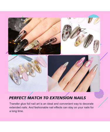 Vnicesli Nail Art Foil Glue Gel - Transfer Tips Foil Transfer Gel for Nails - DIY Manicure with LED Lamp - Buy Online on GoSupps.com