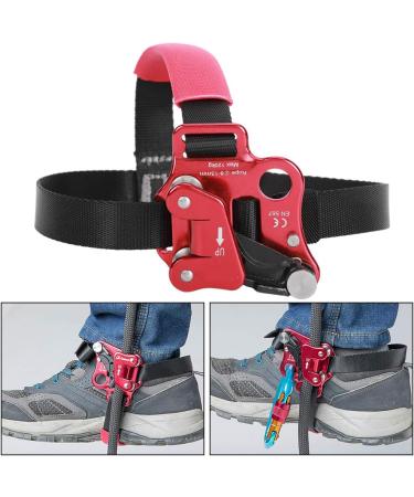Jeanoko 7075 Aviation Aluminum Climbing Swimming Clamp - Adjustable Foot Stowing Clamp for Right Foot (Red) - International Shipping Available - Buy Online on GoSupps.com
