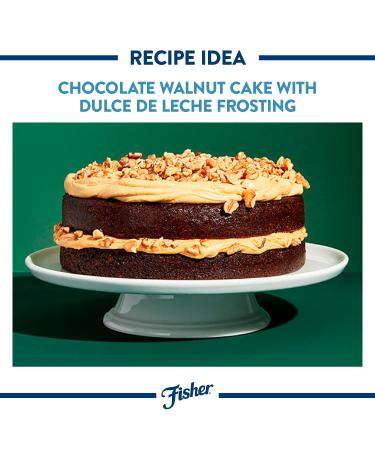 Fisher Chopped Walnuts 16 oz - California Grown, Unsalted, Gluten-Free, Non-GMO - Buy Online on GoSupps.com