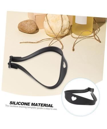 Silicone Hair Cutting & Trimming Guide - Fade Neckline & Shaping Tool | 56x4cm Black - Buy Online on GoSupps.com