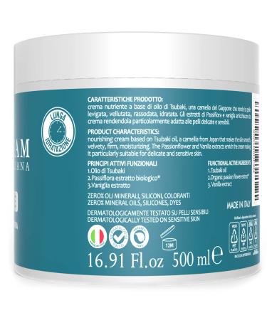 Dulc Natural Body Cream - Super Moisturizing & Scented, Made in Italy - Nourishing & Quick Absorption for Very Dry Skin - Rich in Firming Ingredients - For Men & Women - Buy Online on GoSupps.com