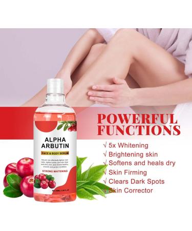 Huile De Busserole Eclaircissante Alpha Arbutin Dark Spot Correcting Glow Serum Pour Le Corps claircissant en douceur les irr gularit s de pigmentation pour teint uniforme et clatant - Buy Online on GoSupps.com