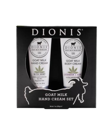 Dionis Goat Milk Hand Cream Milk & Hemp 1oz (Pack of 2) Milk & Hemp 0.5 Ounce (Pack of 2)