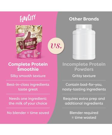 FlavCity Vanilla Dream Bundle - 25g Grass Fed Whey Protein Powder & 10g Collagen in Vanilla Smoothie and Vanilla Latte Flavors - Real Vanilla Bean & Coconut Gluten Free (20 Servings Each) - Buy Online on GoSupps.com