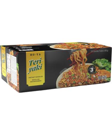 HO-YA Teriyaki Flavoured Ramen Bowls 12 Pack 80g Instant Noodles - Buy Online on GoSupps.com