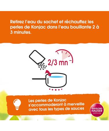 GAYELORD HAUSER - Konjac Beads - Nature - No Rinse - Ready to Use - 1 Pack of 160g - Buy Online on GoSupps.com