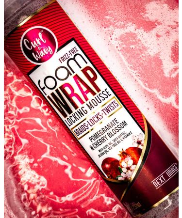 NEXT IMAGE Foam Wrap Locking Mousse | Pomegranate & Cherry Blossom | International Shipping Available - Buy Online on GoSupps.com