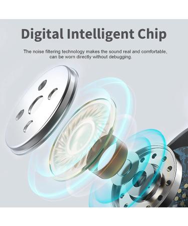 Rechargeable Digital Hearing Aids for Seniors with LED Display and Charging Case - Black - Buy Online on GoSupps.com