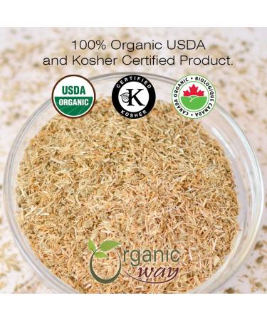 Organic Way Chamomile Flowers Cut & Sifted (Matricaria chamomilla) Herbal Tea - European Wild-Harvest | Organic & Kosher Certified | Non GMO | USDA Certified | Origin - Albania (1LB / 16Oz) 16 Ounce (Pack of 1) - Buy Online on GoSupps.com