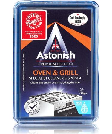 UKDD Astonish Oven & Grill cleaner Sponge 250g with Metal Scraper set to keep your Hob clean - Buy Online on GoSupps.com