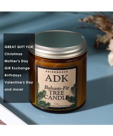 ADK Balsam & Fir Scented Candle - 3.5 Oz Natural Aromatherapy for Home & Kitchen D cor | Relaxing Plant-Based Wax Gift Candle - Buy Online on GoSupps.com