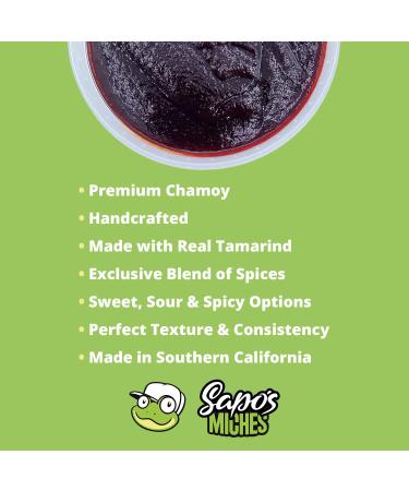 Sapo s Miches Chamoy Paste Sauce - Cucumber Lime Candy Dip 8 oz | Perfect for Drinks - Buy Online on GoSupps.com