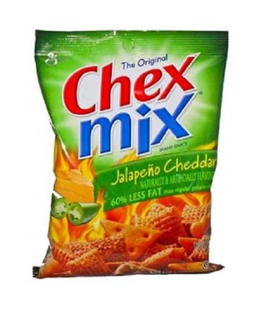 Product Of Chex Mix, Jalapeno Cheddar, Count 8 (3.75 oz) - Snacks / Grab Varieties & Flavors Jalapeno 3.75 Ounce (Pack of 1) - Buy Online on GoSupps.com
