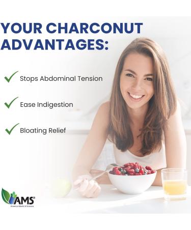 America Medic & Science Charconut 260mg (200 Capsules) | Activated Charcoal Supplement for Men & Women | Made with Coconut Husk | Promotes Better Stomach and Digestive Health | Gas & Bloating Relief 100 Count (Pack of 2) - Buy Online on GoSupps.com