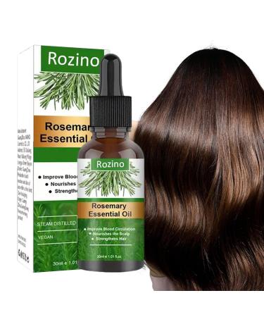 Natural Rosemary Hair Oil for Growth | Essential Rosemary Oil for Hair Skin Eyebrows & Beard - Buy Online on GoSupps.com