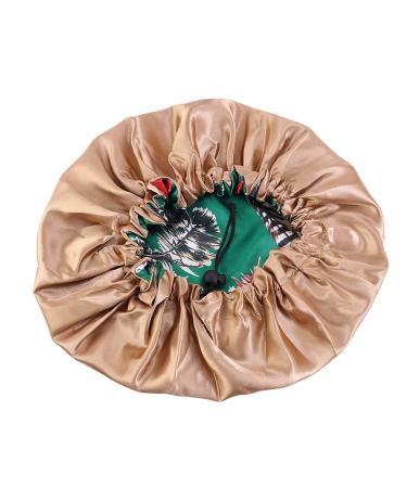Satin Bonnet for Natural Hair - Reversible Green Silk Sleep Cap for Black Women & Curly Hair - Buy Online on GoSupps.com