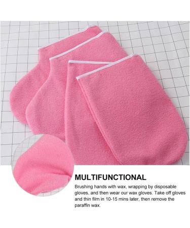 FOMIYES 10 Sets Leather Horn Boots Foot Spa Sock Nail Tools Manicure Tools Paraffin Foot Pedicure Remover Spa Skin Care Gloves Nursing Spa Tool Work Polyester Lining Hand Hot Wax - Buy Online on GoSupps.com
