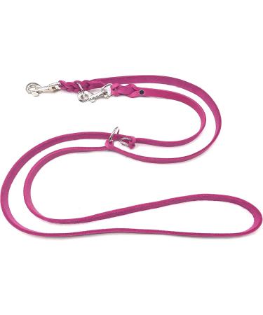 Adjustable Dog Liner for Small & Large Dogs - 2.40m Pink Double Linen Leash - Buy Online on GoSupps.com