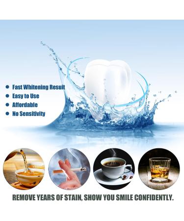 Fast Teeth Whitening Kit with LED Light - 10 Min Non-Sensitive Gel for Coffee, Smoking, Wine Stains - Buy Online on GoSupps.com