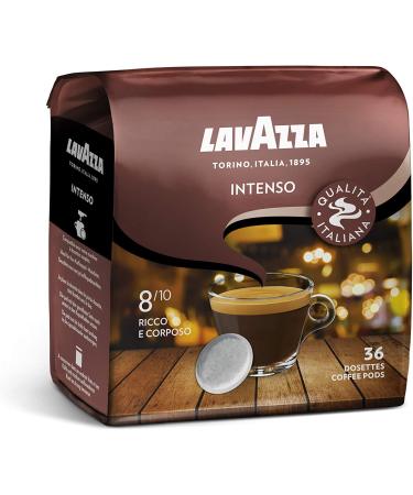 Lavazza Intenso Coffee Rich Full Bodied Coffee Pack of 36 Soft Pods 250 g - Buy Online on GoSupps.com