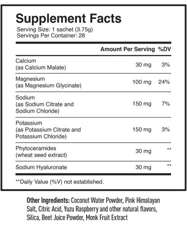 Pique BT Fountain Beauty Electrolyte Powder - Hydration Packets with Hyaluronic Acid, Ceramides, Potassium, Magnesium - 28 Sticks - Buy Online on GoSupps.com