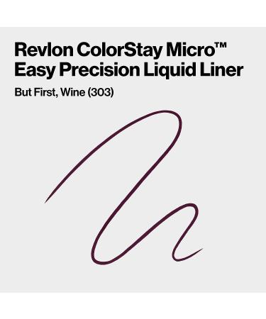 REVLON ColorStay Micro Easy Precision Liquid Liner 303 But First Wine - Long-Lasting Waterproof Formula | Pack of 1 - Buy Online on GoSupps.com
