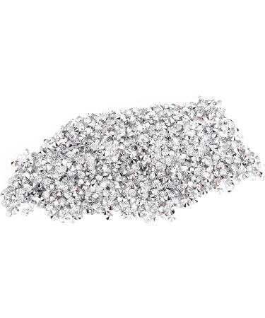 3Mm Manicure Decoration for Beauty Mobile Phone Pointed Plate Pointed Pen for Holder Filled With Plated Rhinestones Crafts Hobbies (white on silver) - Buy Online on GoSupps.com