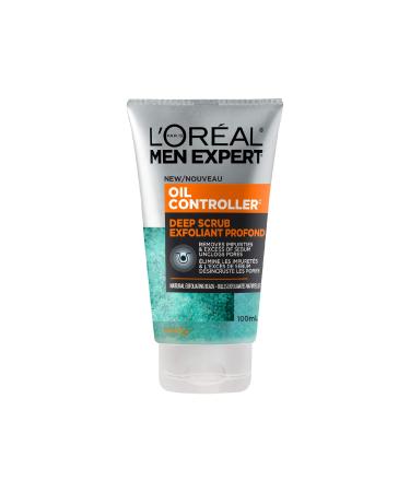 L'Oreal Paris Men Expert Face Wash Scrub for Men | Oil Controller 100 Ml 100 Milliliters