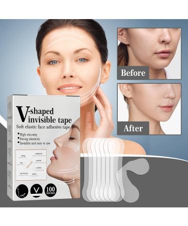Invisible Face Lift Tape - 100 Strips for Instant V Shape Lift | Skin Tightening Patches for Wrinkles & Lines - Buy Online on GoSupps.com