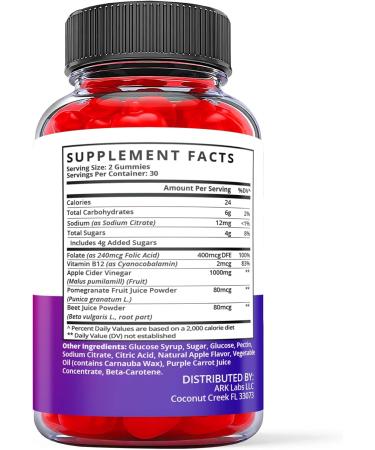 Transform Keto Gummies with ACV - Vegan Non GMO Ketosis Support (30 Servings) - Buy Online on GoSupps.com