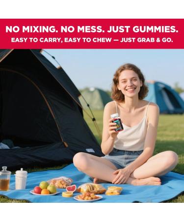 Creatine Energy Gummies for Women & Men 60 Count Caffeine Free Energy Chews Gummy for Running Sports & Pre Workout Support - Buy Online on GoSupps.com