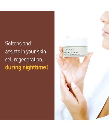 Moraz Night Cream for Dry Skin | Collagen Boosting Anti-Aging Moisturizer | Overnight Face Moisturizer 1.7 oz - Shop Internationally - Buy Online on GoSupps.com