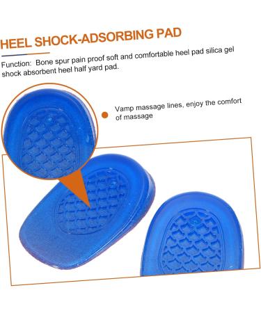 FOMIYES Gel Insole Heel Pads - Anti-Sweat & Shock-Absorbing Silicone Heel Cups | 6 Pairs | Assorted Colors | Perfect for All Shoe Types - Buy Online on GoSupps.com