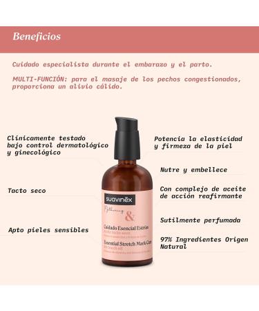 Suavinex NOVA ENGEL Mothering Essential Care Estr As Aceite Tacto Seco 100 Ml Olie tegen striae 100 ml - Buy Online on GoSupps.com