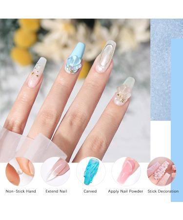 ETYJO 50g Solid Builder Gel - Clear Non-Stick 3D Carving Gel for Nail Art - Large Capacity Hard Gel for Nail Salon and Home DIY - Buy Online on GoSupps.com