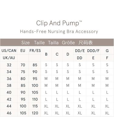 Bravado Women's Clip and Pump Maternity Bra - Opaque Grey - Size L - Buy Online on GoSupps.com