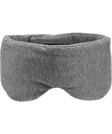 Modal Cotton Travel Sleep Mask Eye Mask with Longer Adjustable Strap for Women Men and Kids Fully Coverage with Earplugs Hanger and Travel Pouch Grey - Buy Online on GoSupps.com