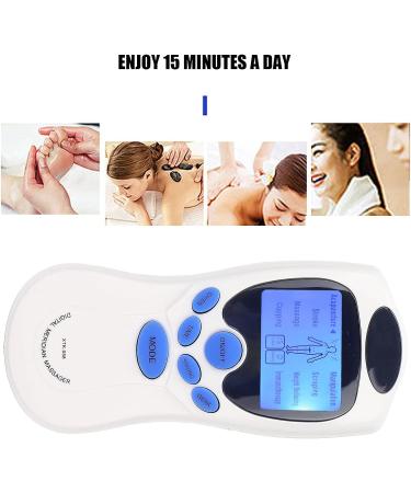 Electric Neck Massager for Pain Relief - TENS Stimulation Device with 4 Electrode Pads - Buy Online on GoSupps.com