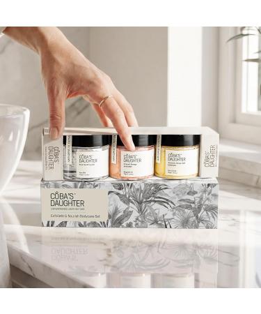 COBA'S DAUGHTER Luxury Spa Gift Set for Women 3-Piece Mini Body Care Trio with Honey Turmeric Almond Orange & Aloe Vera Travel Size Self-Care Gift for Birthday Valentine & Wedding Favor Mini Ritual Set - Buy Online on GoSupps.com