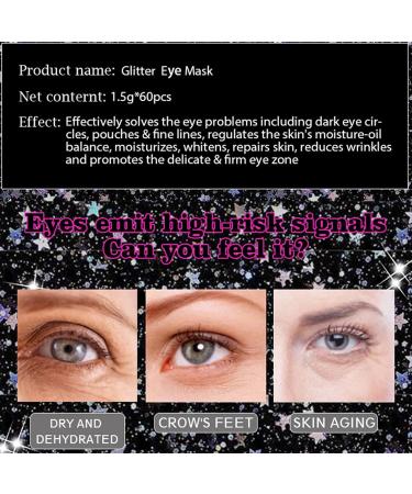 BeauFairy Pink Eye Mask Gel Eye Patch Daily Care Full Face Available Remove Dark Circles Eye Bags Eye Moisturize Hydrating Reduce Puffiness Relieve Eye Pressure for All Skin Type 60 Pairs #008 - Buy Online on GoSupps.com