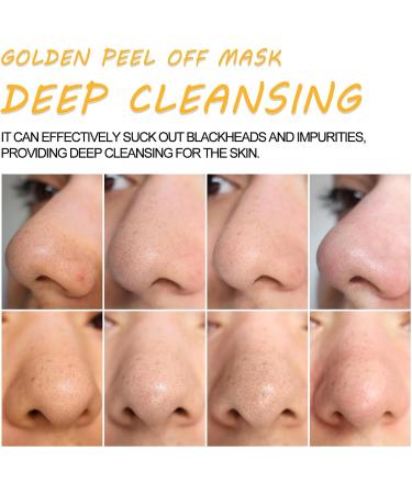 Gold Peel Off Mask Peel Off Anti Wrinkle Whitening Mask Gold Foil Cleansing Mask Anti Wrinkle Anti Aging Face Mask for All Skin Types Skin Firming & Rejuvenating for Radiant Face Masks - Buy Online on GoSupps.com
