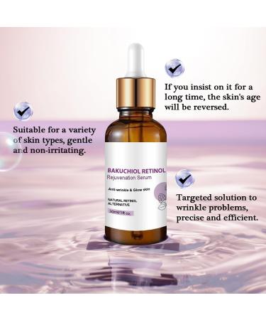 Venature Bakuchiol Retinol Rejuvenation Serum - Anti-Aging Wrinkles Reduction Hydration & Moisturize | 2PCS - Buy Online on GoSupps.com
