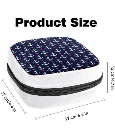 GIAPB Seamless Anchor Pattern Sanitary Napkin Storage Bag - Color5462 - Buy Online on GoSupps.com