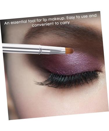 Angoily Double Ended Lipstick Brush Lip Double Ended Lipstick Brush for Women - Reusable & Portable Lipstick Applicator Eyeshadow Lip Brush Cosmetic Miss Beauty Products Artificial Fiber - Buy Online on GoSupps.com