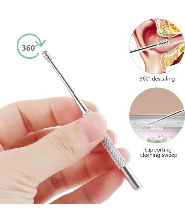 7-in-1 Stainless Steel Ear Cleaner Set Safe & Effective Ear Wax Remover Tools for Adults & Children with Protective Case - Buy Online on GoSupps.com