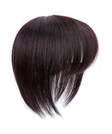 Short Brown Wigs Human Hair Topper Thinning Hair Topper Clip in Hairpieces 20cm Dark Brown Hair Extensions for Women