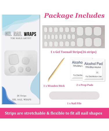  Ceboic Ceboic 26 Pcs Gel Nail Art Sticker Wrap Semi-Cured Solid Color Wine Red UV LED Nail Polish Required - Buy Online on GoSupps.com